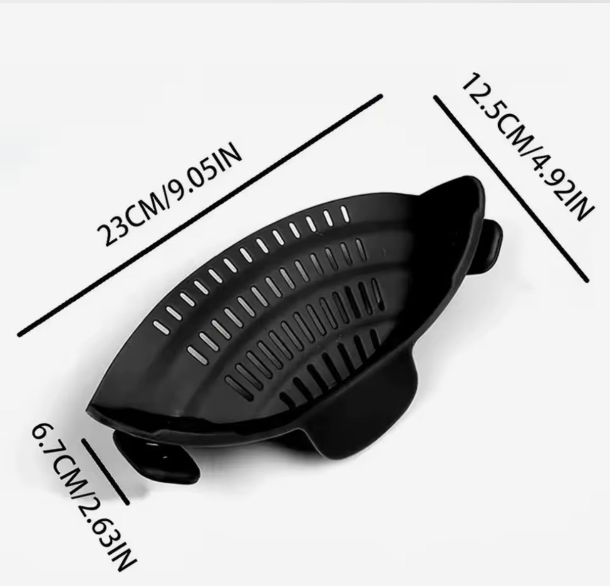 Silicone Pot/Bowl Clip Strainer
