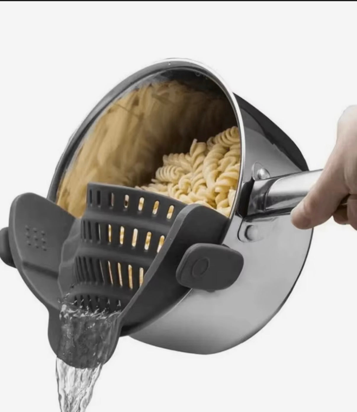 Silicone Pot/Bowl Clip Strainer